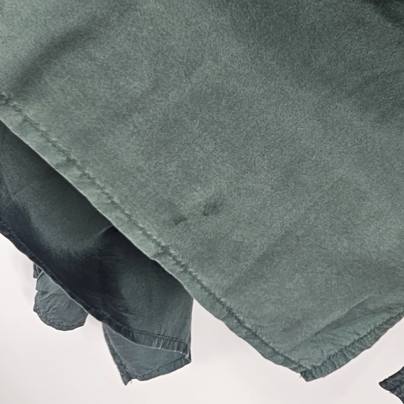 Johnny Was Embroidered Forest Green Blouse Size Large - Picture 11 of 15